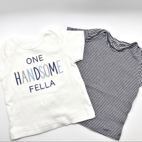 Carter’s Baby Boys Newborn T-shirt Bundle - Picture 3 of 3